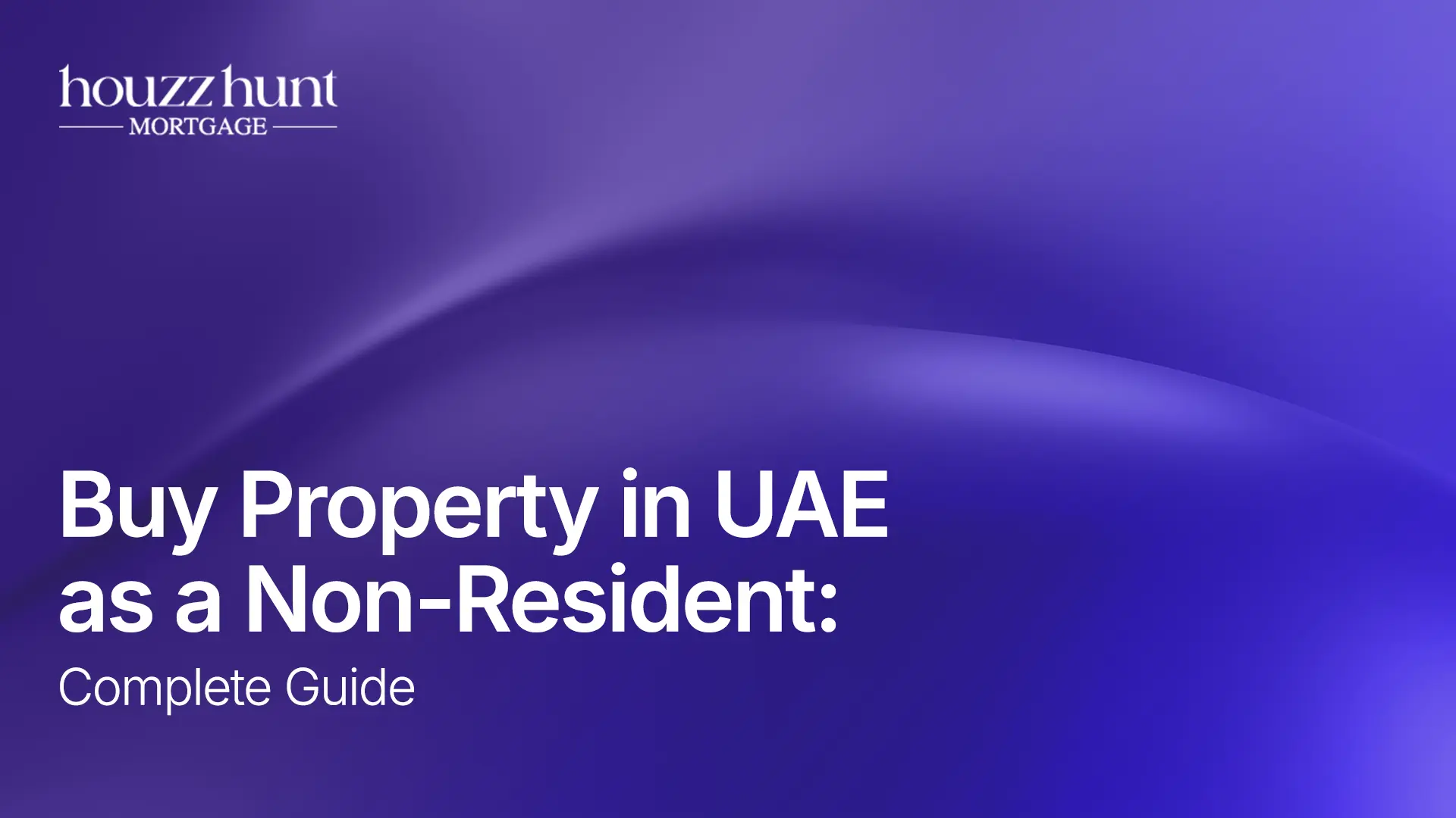 buy property in UAE as a non resident